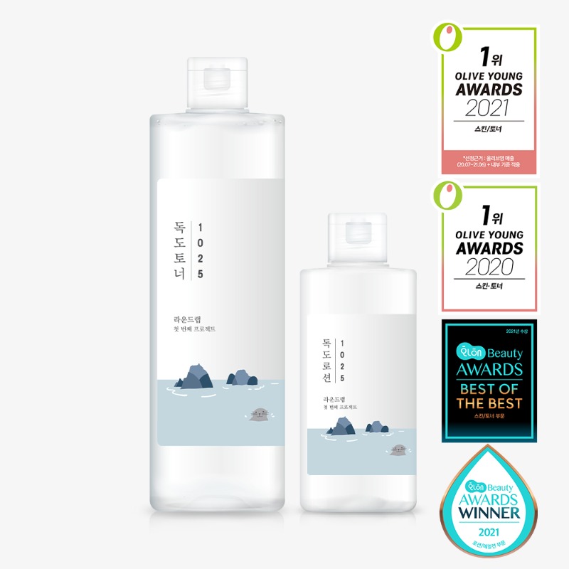 라운드랩 1025 독도 토너 500ml X 로션 200ml 2종 세트